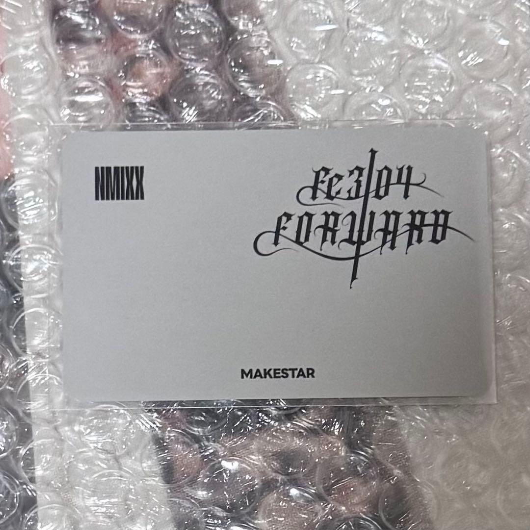 NMIXX へウォン FORWARD makestar 直筆サイン 当選 トレカ - メルカリ