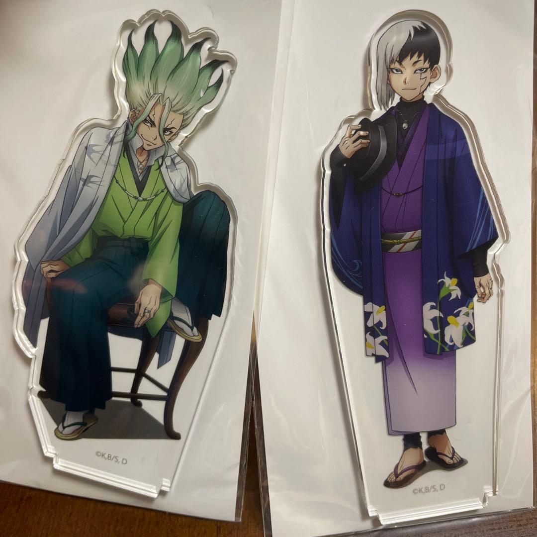 新品未開封】Dr.STONE OIOI 石神千空&あさぎりゲンアクリルスタンド