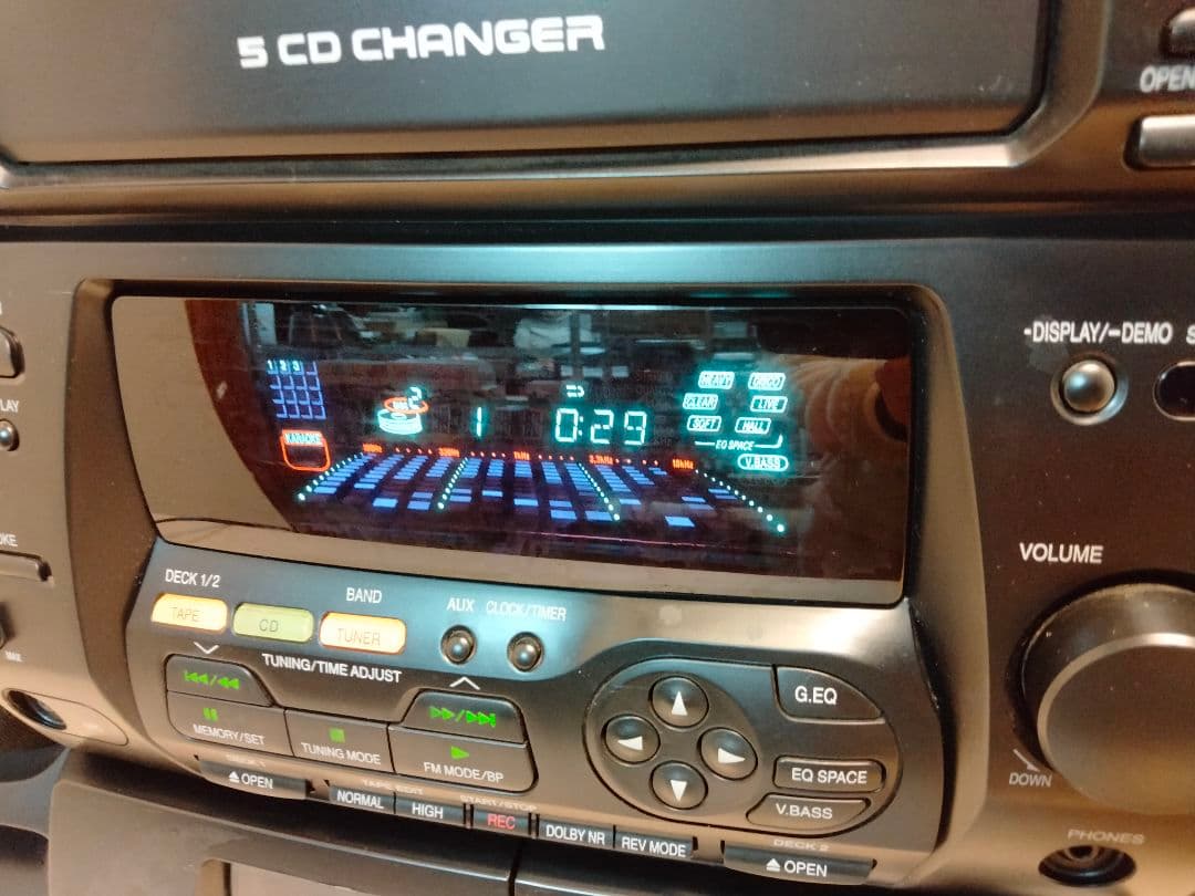 パナソニック 5CDチェンジャー ミニコンポ SC-CH340 96年製 - メルカリ