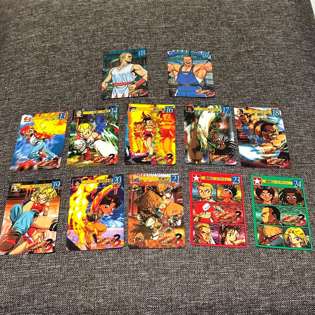 餓狼伝説 3カード 12枚まとめ売り アンディボガード フランコバッシュ