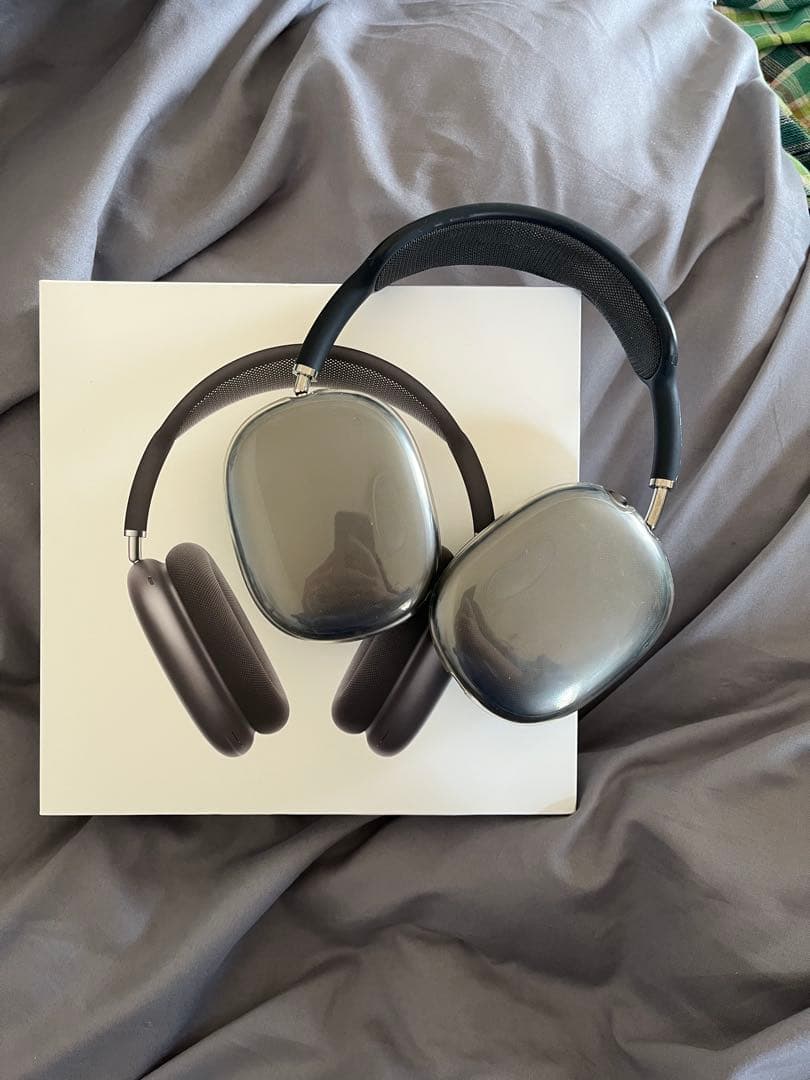 AirPods max ワイヤレスヘッドホン グレー Apple AirPods Max Wireless Over-Ear Headset - Space Gray