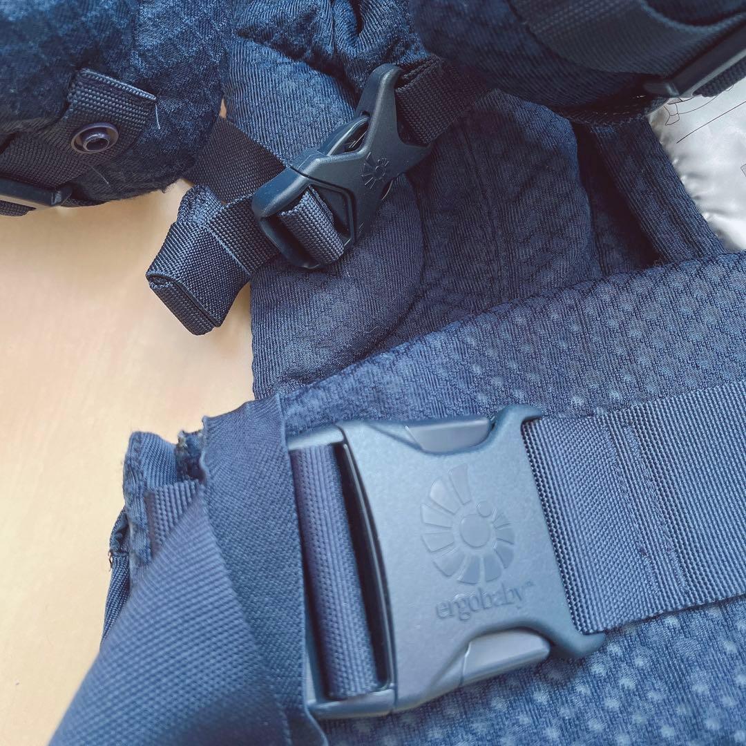 エルゴベビー OMNI Breeze オムニブリーズ ネイビー くま耳ケープ