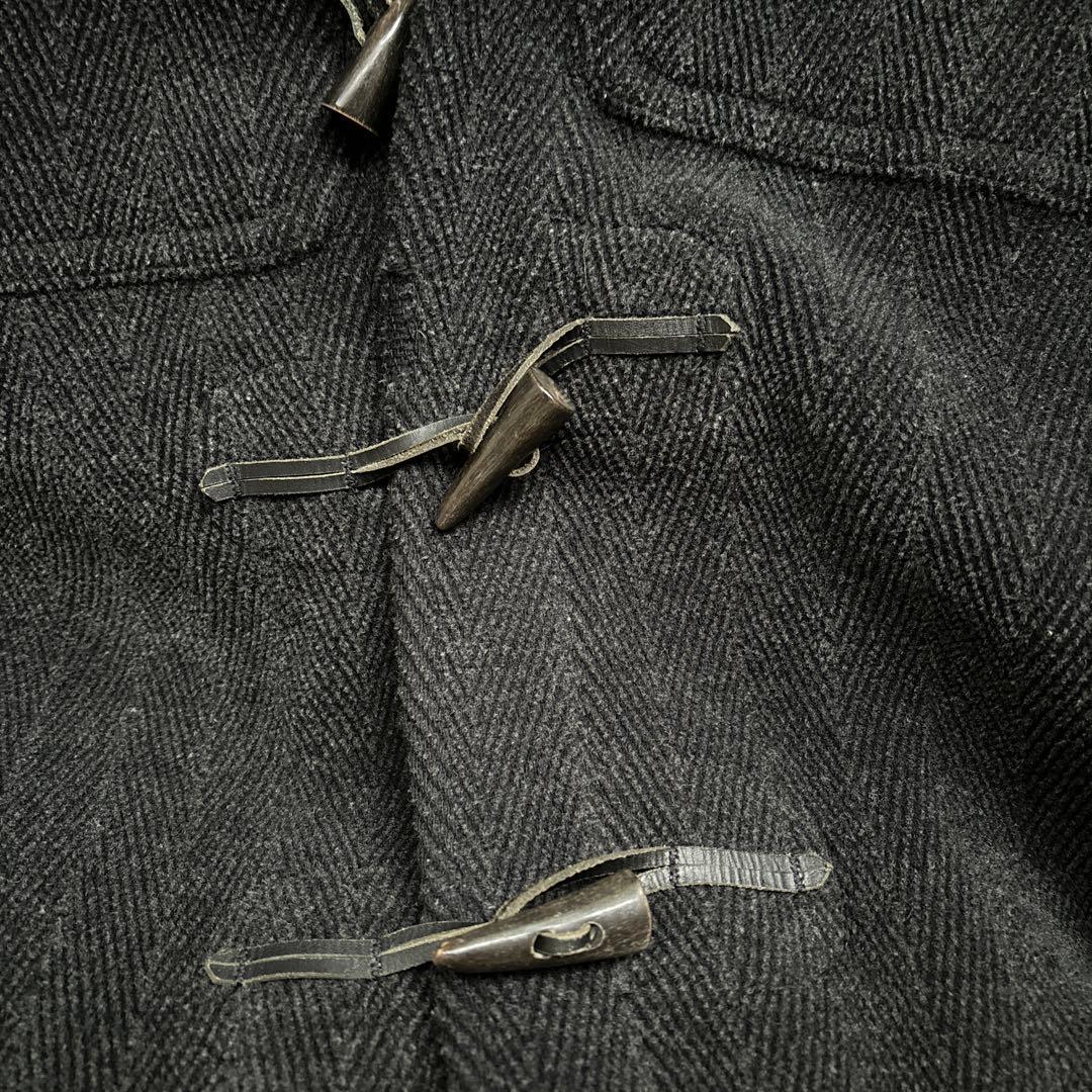 GLOVERALL ムーアブルック グレー ヘリンボーン ダッフルコート - メルカリ