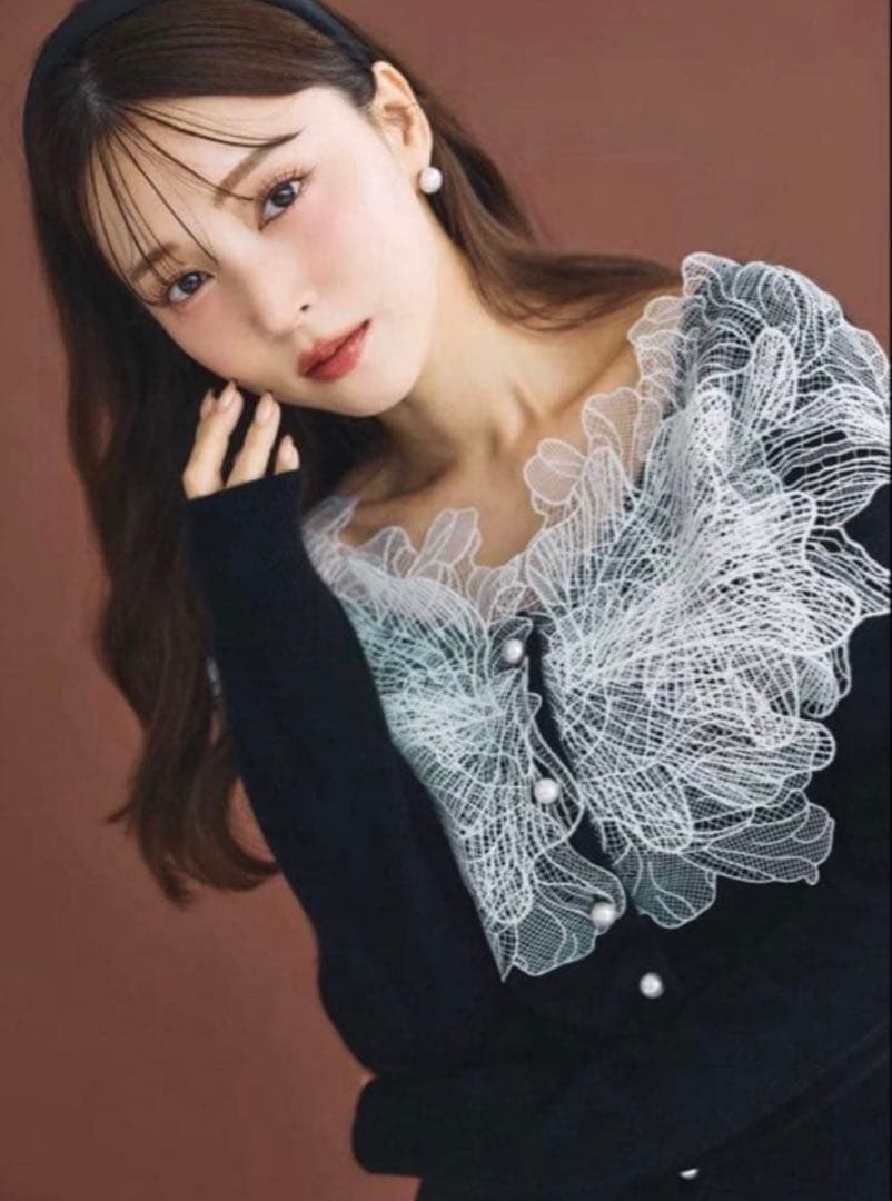 polaura ポローラ フラワーレースカーディガン レースフリルカーディガン – poláura OFFICIAL ONLINE STORE