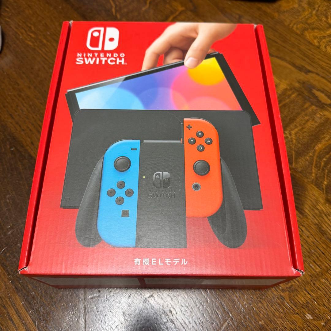 Nintendo Switch 本体 青/オレンジ　有機el Nintendo Switch 「Nintendo Switch有機ELモデルJoy-Con(L)ネオン