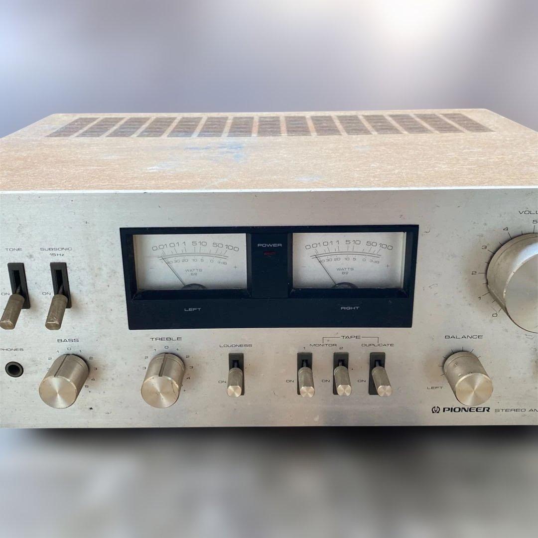 【レトロ】パイオニア　アンプSA-7800II【希少】 ジャンク品】pioneer パイオニア ステレオアンプ SA-7600 ジャンク品