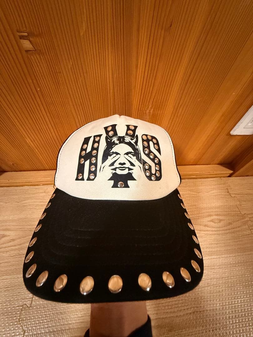 HYSTERIC GLAMOUR ロゴスタッズキャップ　みるみるみ 0918233344_68cc184837d06.jpg