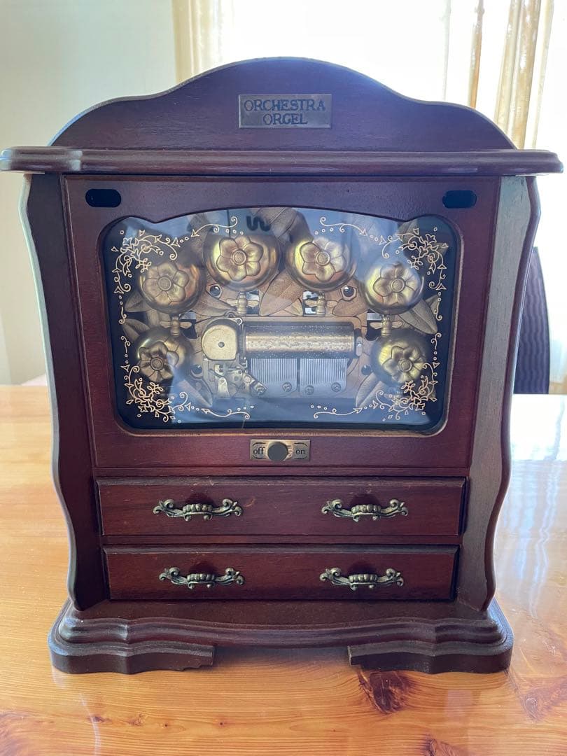 Sankyo.サンキョーオルゴール＆ジュエリーボックス♪青きドナウ蜂