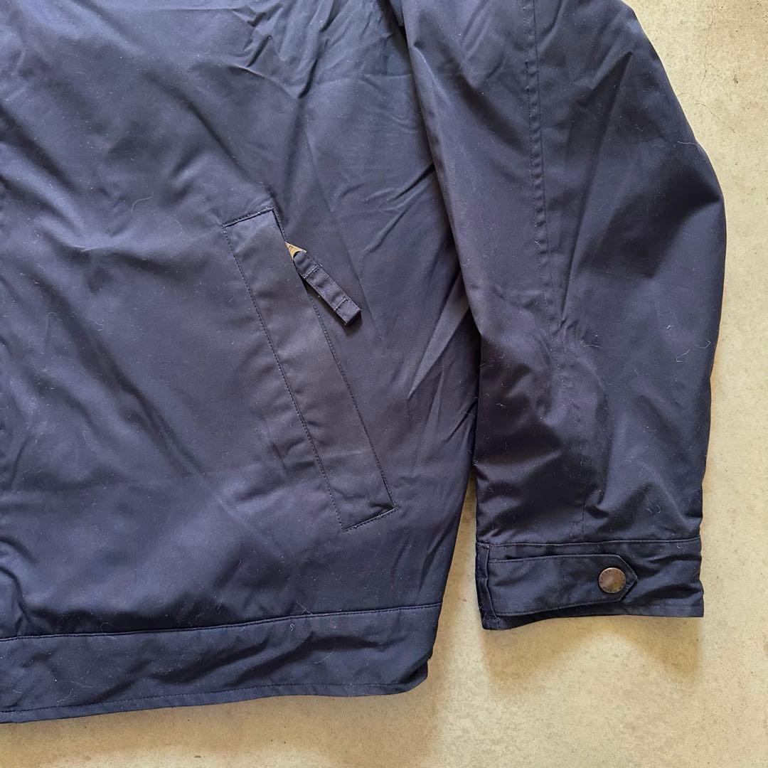 90s ラルフローレン ウォームアップジャケット 濃紺ネイビー 裏