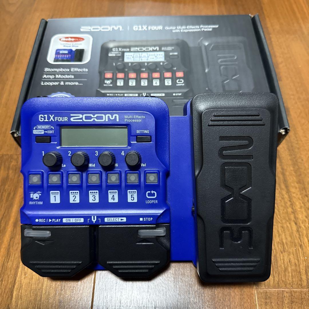 【希少品】ZOOM G1X FOUR 限定カラー イケベ限定 マルチエフェクター Zoom - 【希少品】ZOOM G1X FOUR 限定カラー イケベ限定 マルチ