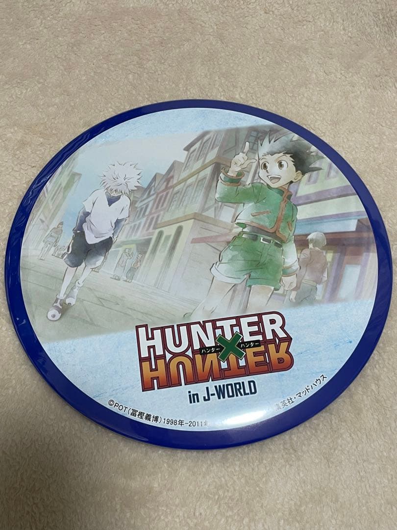 レア HUNTER×HUNTER J-WORLD ビッグ缶バッジ ゴン キルア
