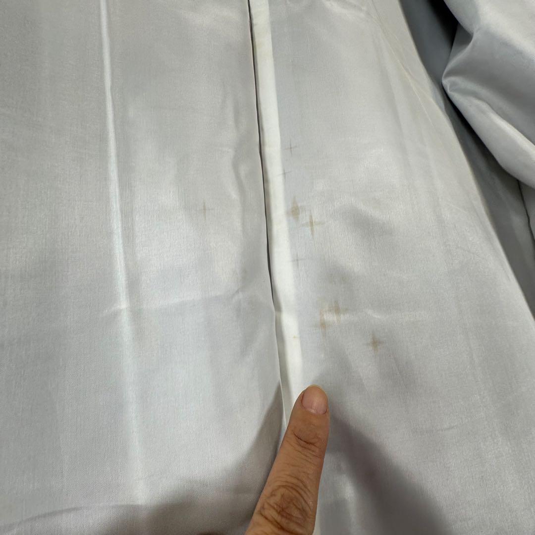 超美品 袷 正絹 着物 157 アンティーク ヴィンテージ 銘仙 紫 ぶどう