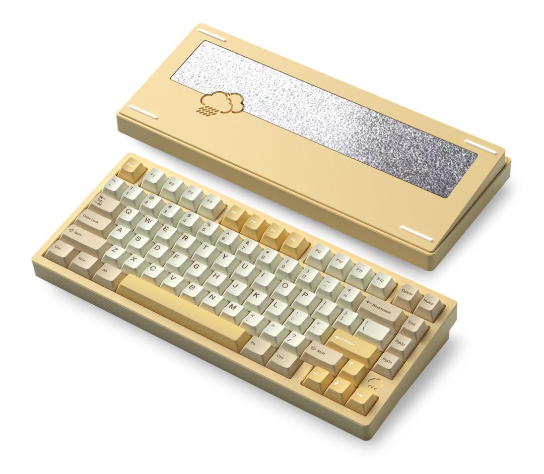 【新品】 WOBKEY Rainy75 Proモデル イエロー 新品・未開封】Rainy75 Pro 限定色 イエロー メカニカルキーボード