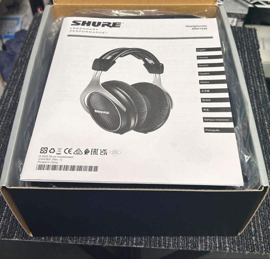 SHURE SRH1540-BK-A リケーブル付き - メルカリ