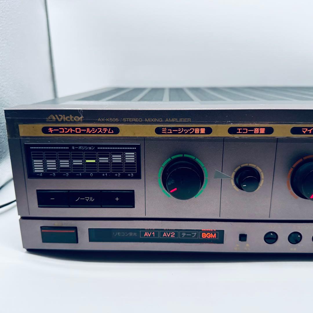 Victor AX-K505 ステレオミキシングアンプ カラオケアンプ - メルカリ