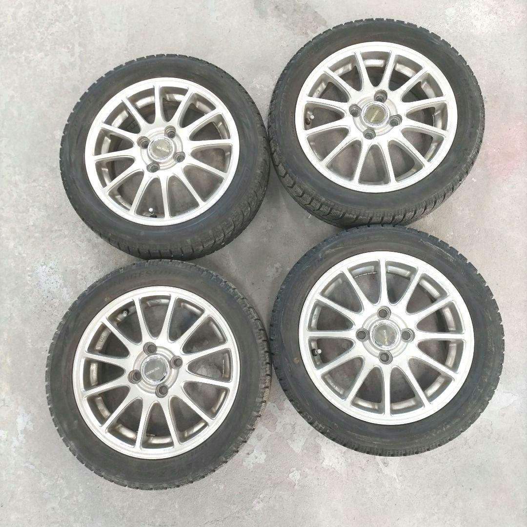 165/55R14 スタッドレスタイヤホイール 4本 ブリヂストン ブリザック ブリザック VRX2 165/65R15 スタッグ 15×4.5J ガンメタ タフト ソリオ