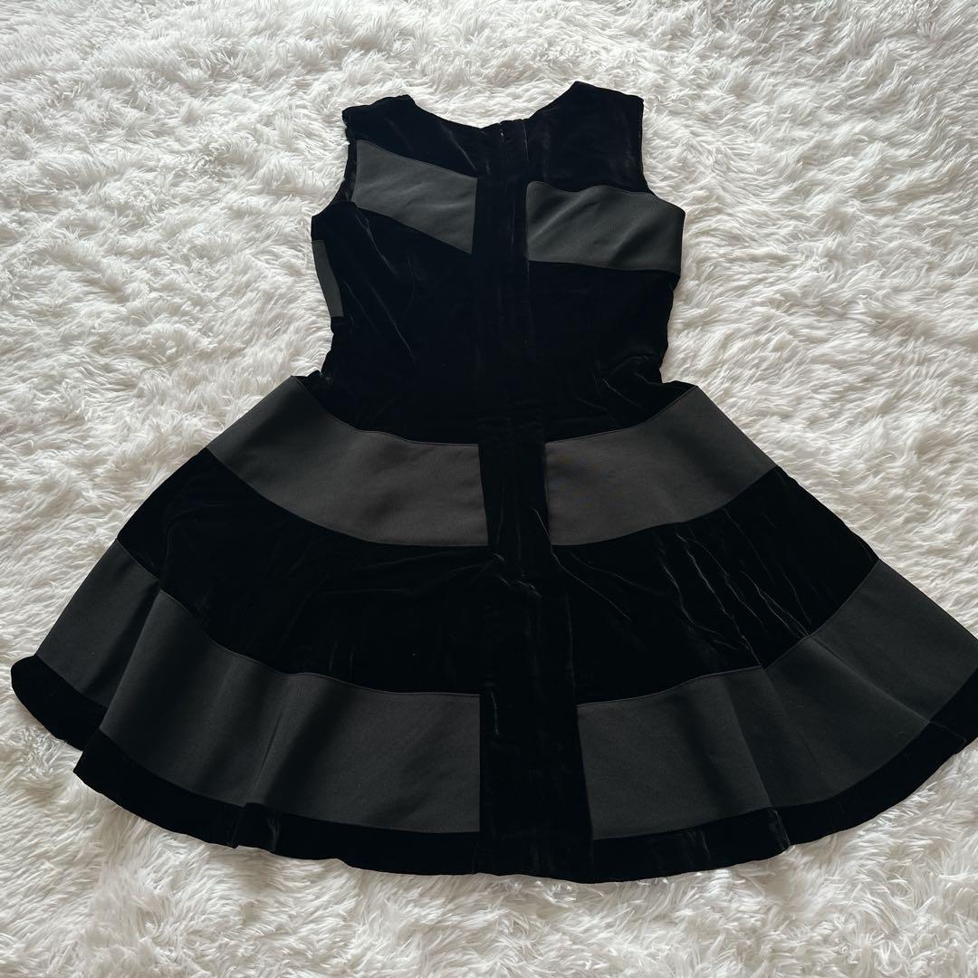 美品✨RED VALENTINO ワンピース リボン 黒 シルク混 パーティ