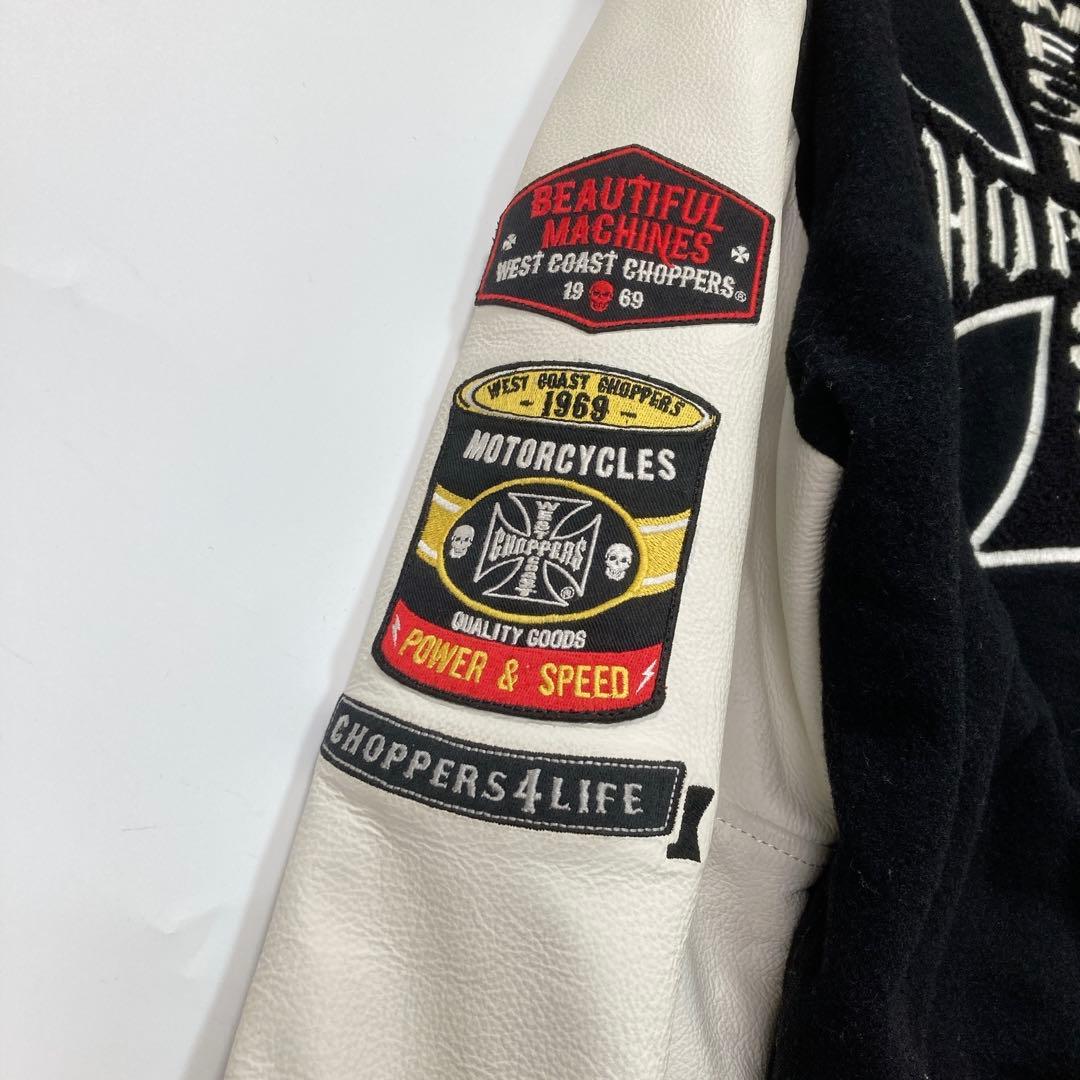 WEST COAST CHOPPERS スタジャン 袖レザー XLW - メルカリ
