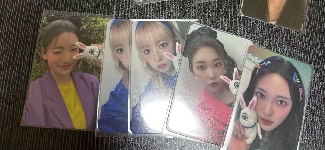 billlie キーリング特典ウサギ雪男　トレカ　ツキ　ハルナ　ハラム　シウン Billlie MD トレカ ツキ ハラム オール - メルカリ