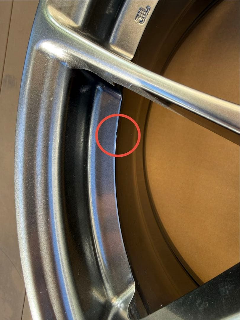 h*7様 送料込み！極美品！ガリ傷無! BBS RF505 17インチ PCD1