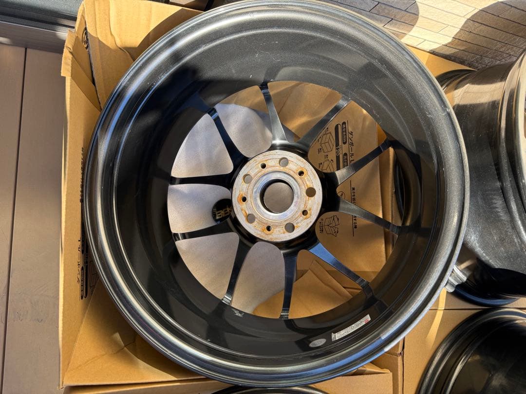 h*7様 送料込み！極美品！ガリ傷無! BBS RF505 17インチ PCD1