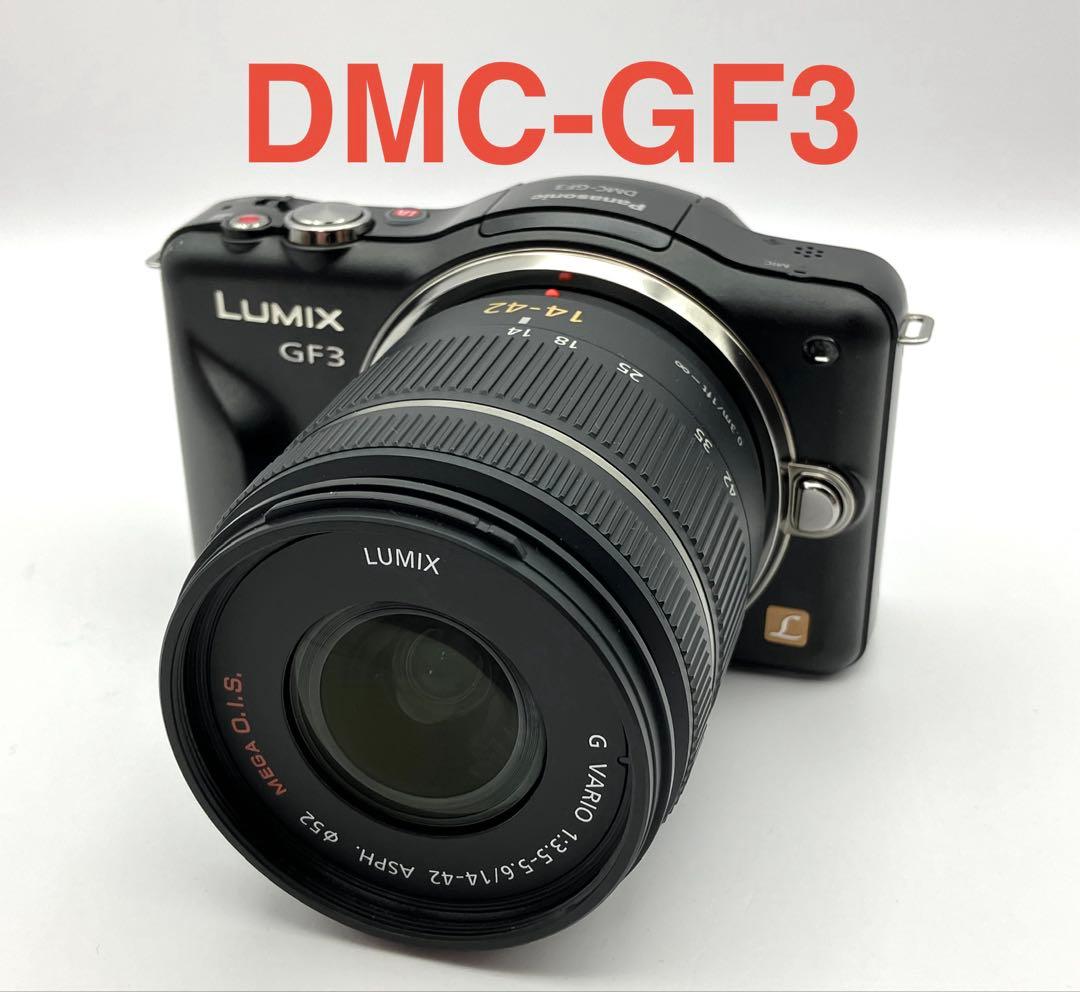 【付属品多数】Panasonic DMC-GF3 ミラーレス一眼 パナソニック、フラッシュ内蔵で世界最小・最軽量、ミラーレス一眼