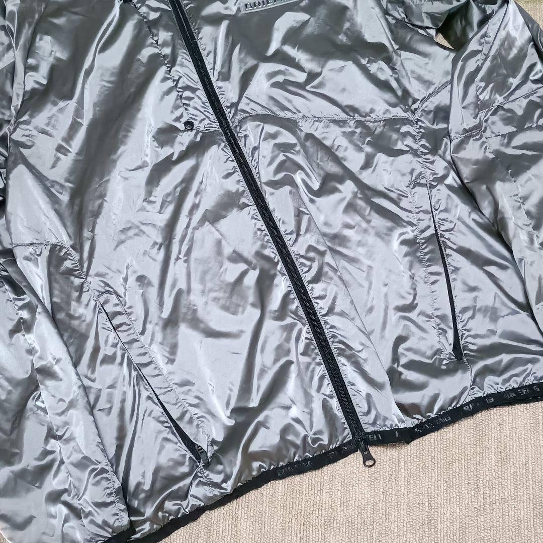 BRIEFING｜ブリーフィング】ナイロンジャケット ゴルフ シルバー