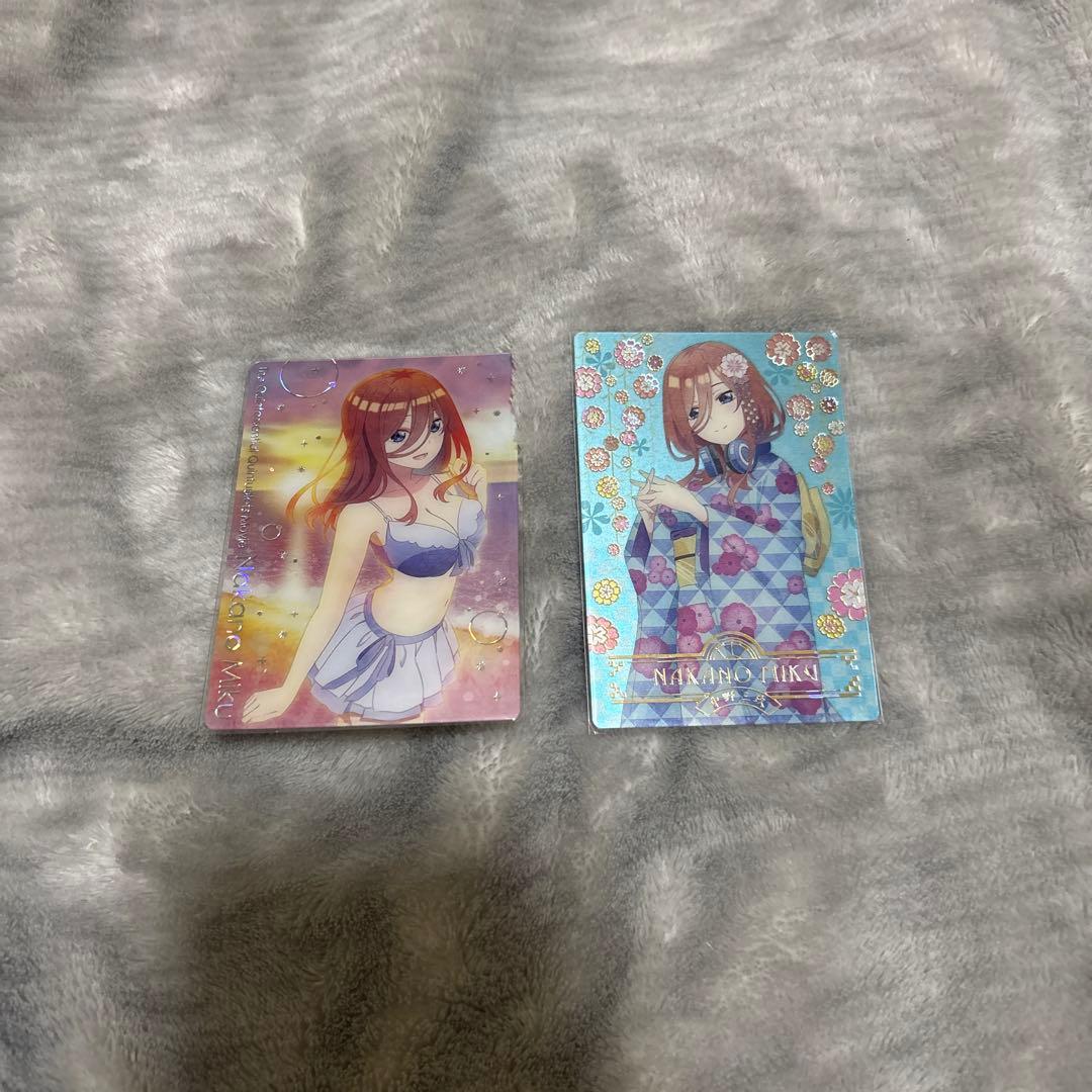 五等分の花嫁 中野三玖 ウエハースカード - メルカリ