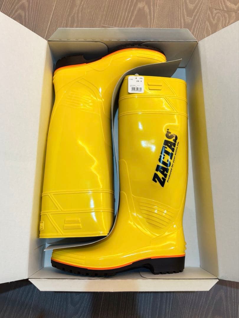 新品】ザクタス 耐油 イエロー 28cm - メルカリ