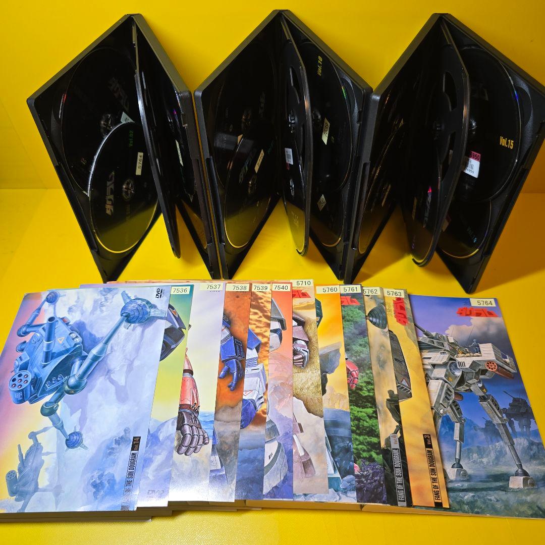 新品ケース交換済み　「太陽の牙ダグラム 」+映画　DVD16巻セット