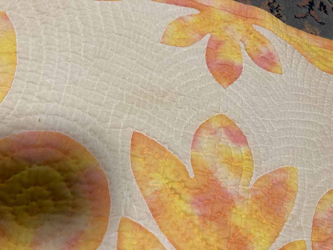 最終値下げ ハワイアンキルトタペストリー ハンドメイド【101cm✖️102cm】