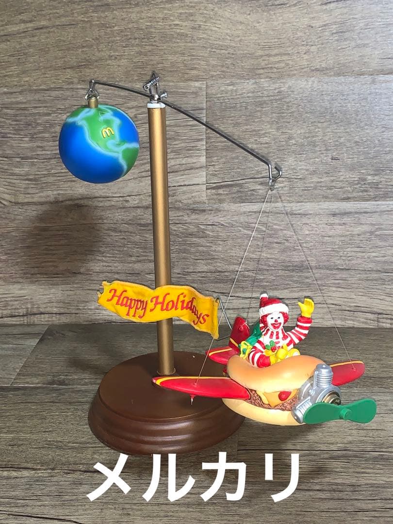 1998 マクドナルド ハンバーガー ロナルド フィギュア　ディスプレイ 陶器 マクドナルド スペースロケット ハンバーグラー PVCフィギュアのみ