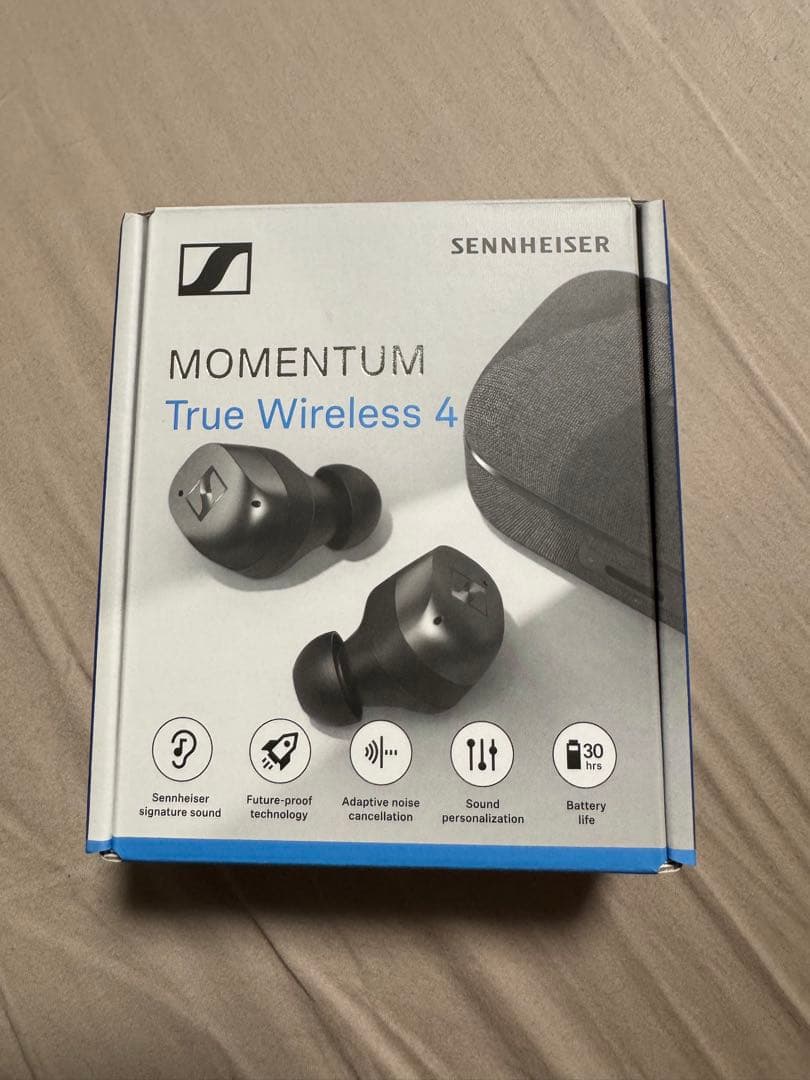 【値下げ】未開封品SennheiserMomentumTrueWireless4 SENNHEISER MOMENTUM True Wireless 4 [MTW4 White Silver] 中古