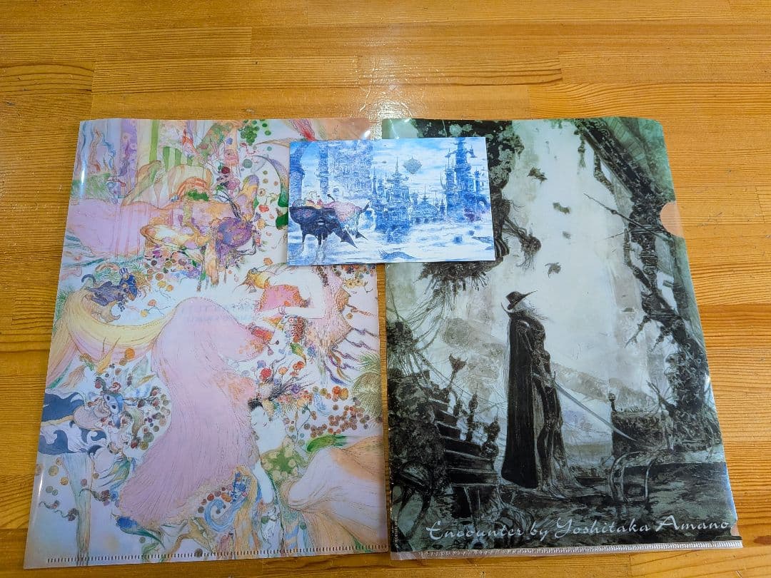 クリアファイル ポストカード セット 天野喜孝 ファイナルファンタジー