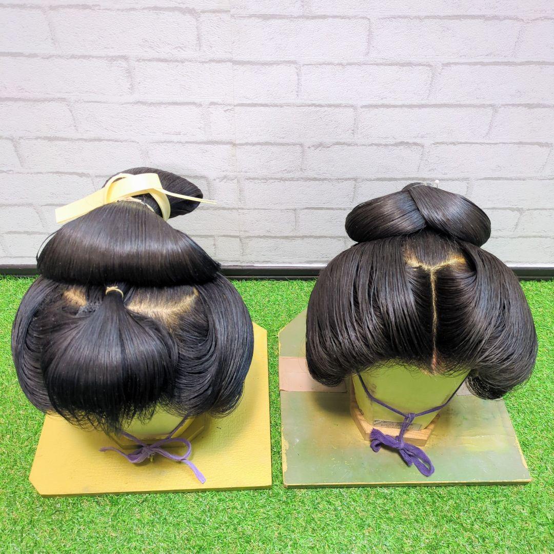 大衆演劇 日本舞踊 時代劇 演劇用 日本髪 かつら 芸者 大澤 岡米 2