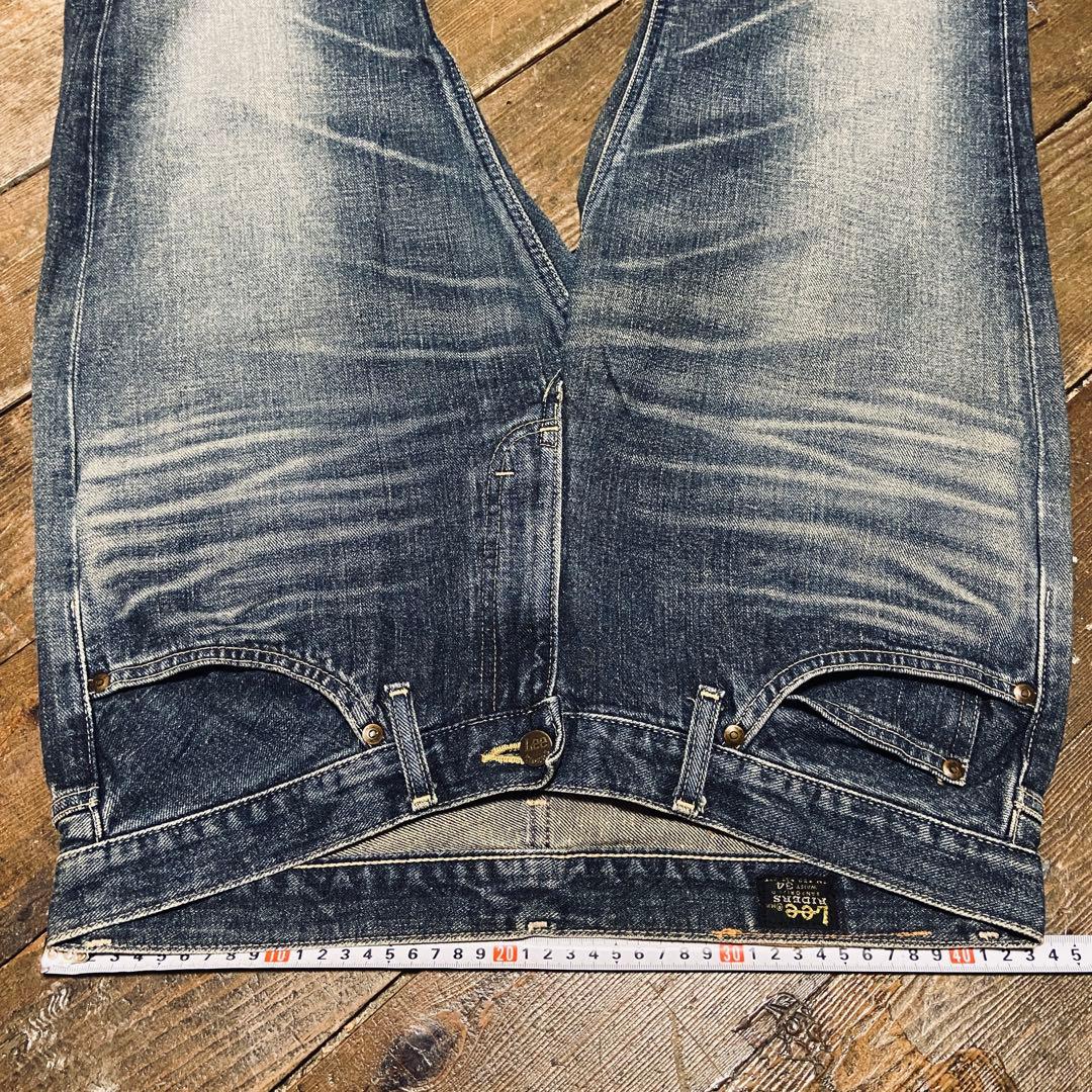 Lee リー ライダースridersサイド黒タグ復刻ベルボトムブーツカットW34