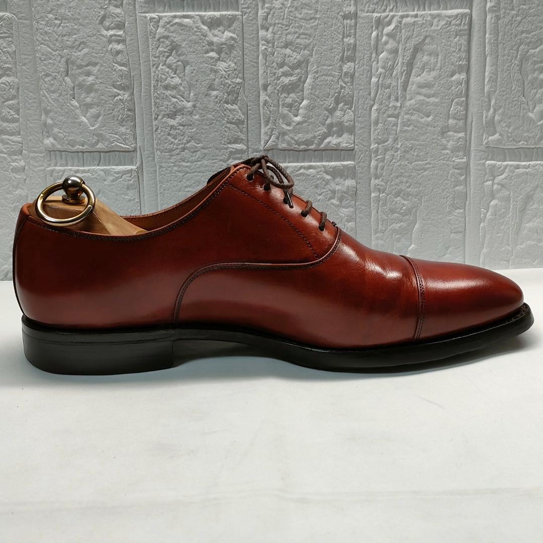 SCOTCH GRAIN　スコッチグレイン　ストレートチップ　茶色　24.5cm