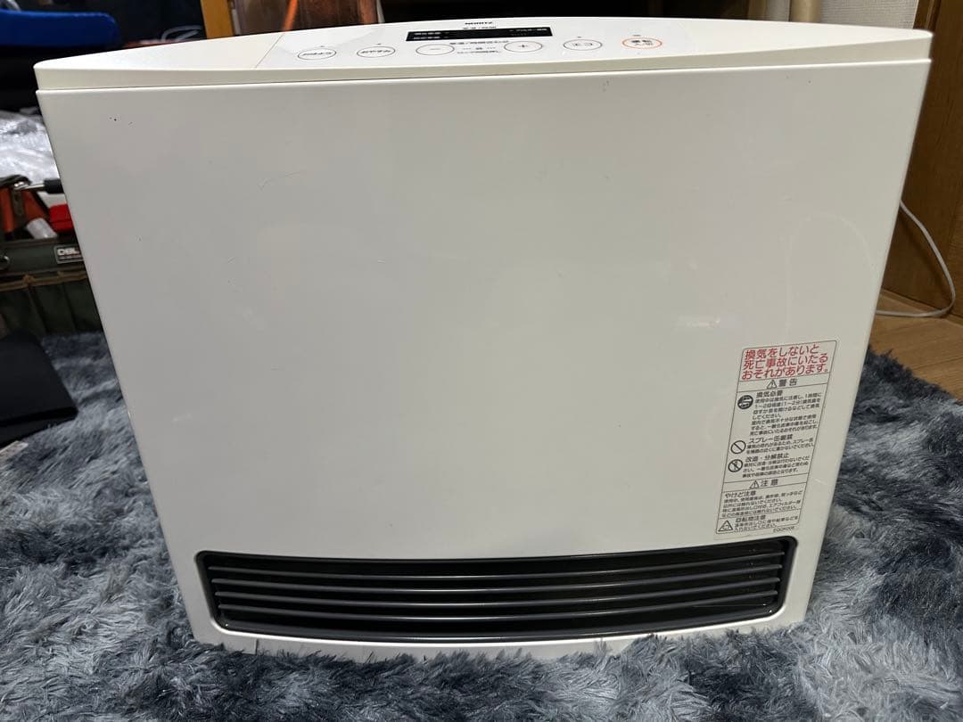 ①都市ガス用　ガスファンヒーター GFH-4003S-W5 ホース付き1週間保証 Yahoo!オークション -「ノーリツ ガスファンヒーター gfh-4003s-w5」の