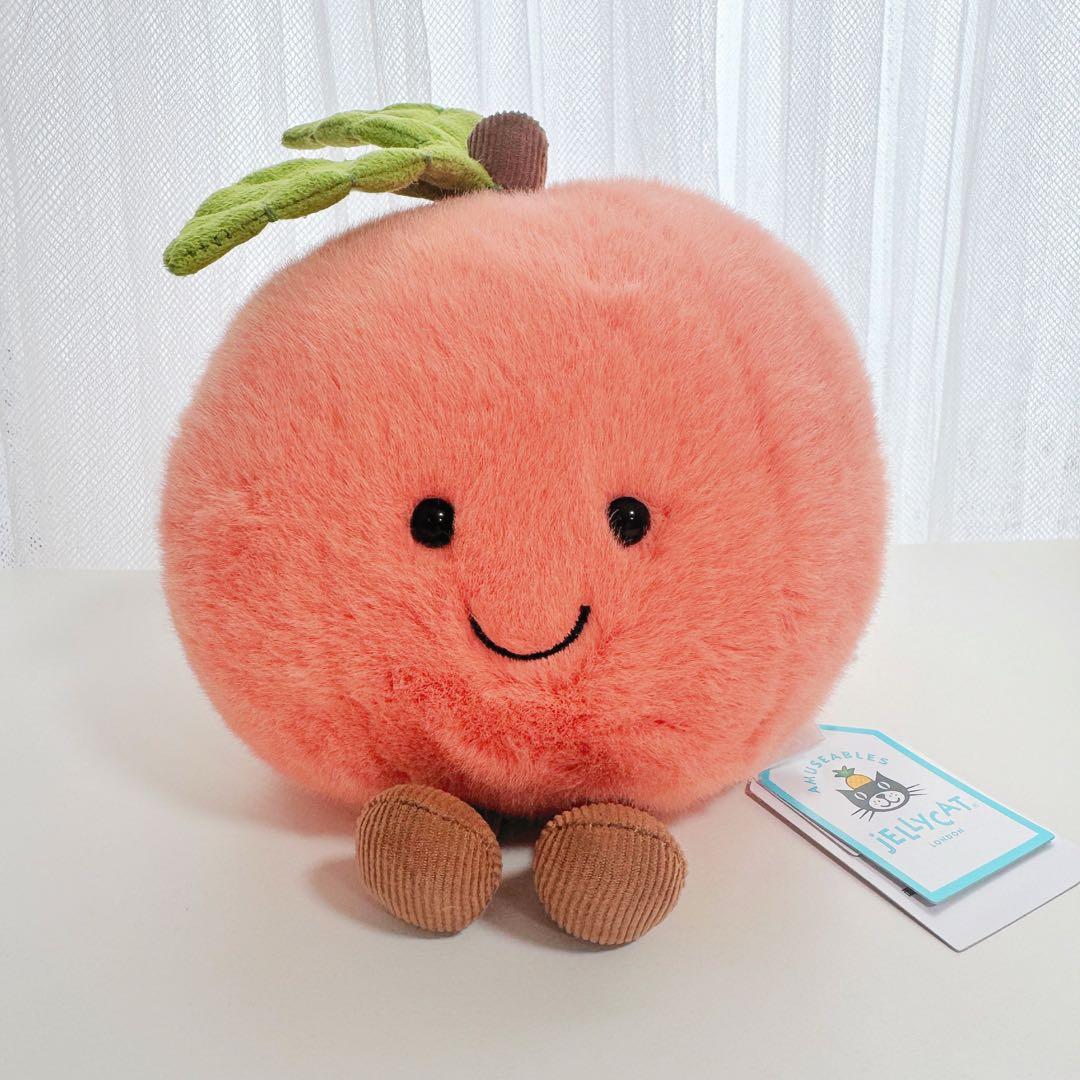 ジェリーキャット ももぬいぐるみJellycat Amuseable Peachの通販はau