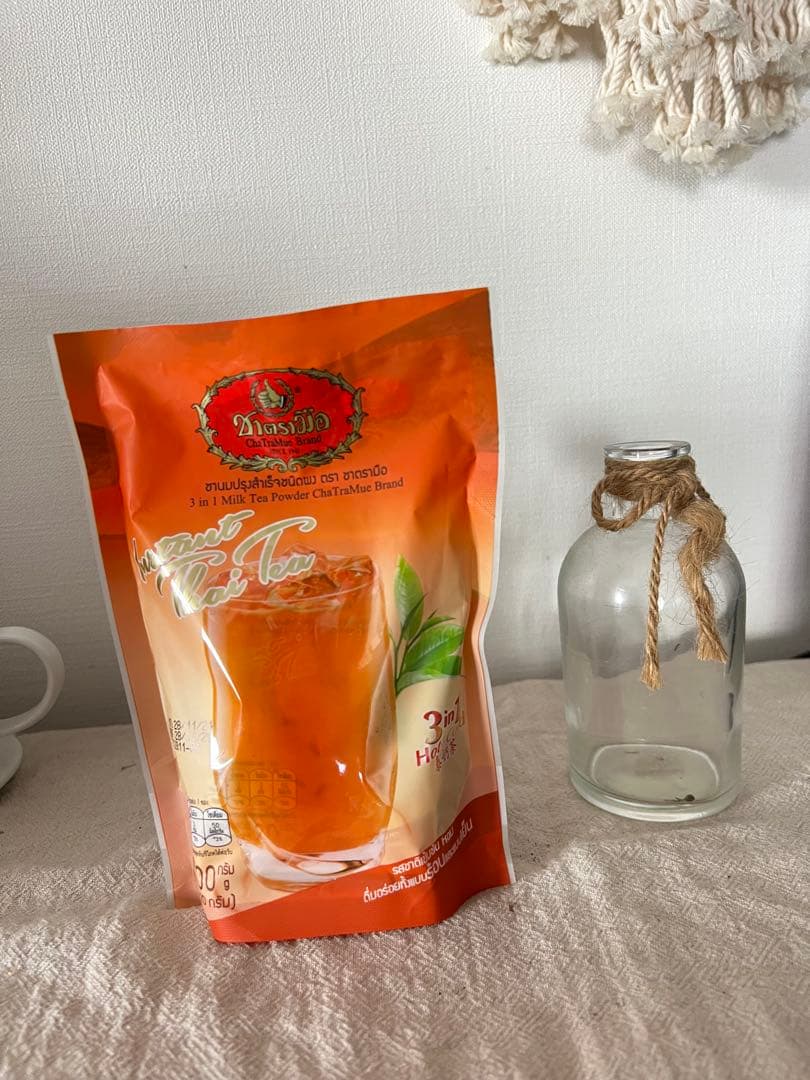 タイ一番人気Cha Tra Mue インスタントミルクティー　23個セット 1袋＜大容量 500g＞チャトラム―【Cha Tra Mue】3in1インスタント