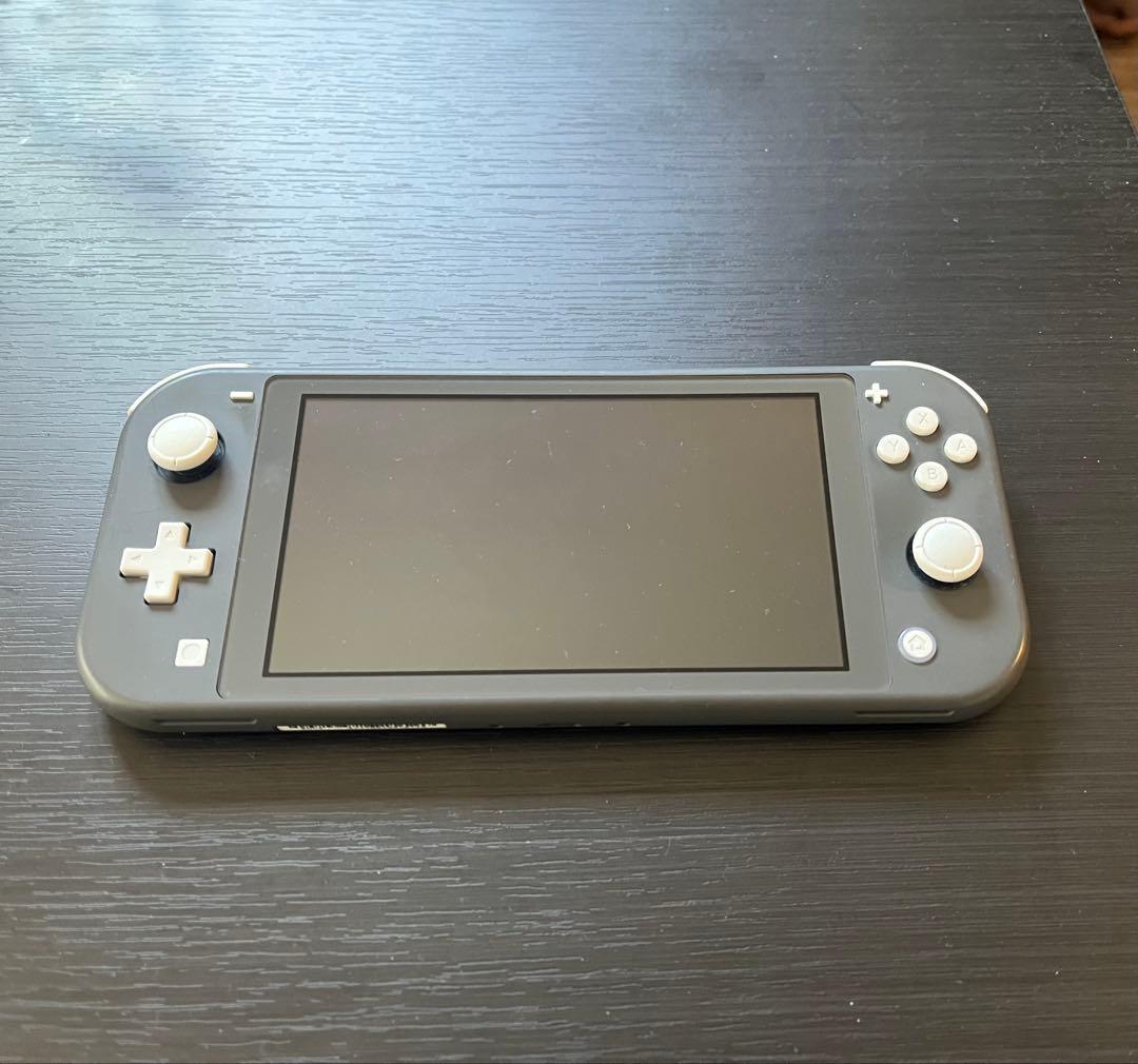 【初期化済・純正充電器有・美品】Nintendo Switch Liteグレー ニンテンドースイッチライト グレー 充電器付 Nintendo Switch Lite