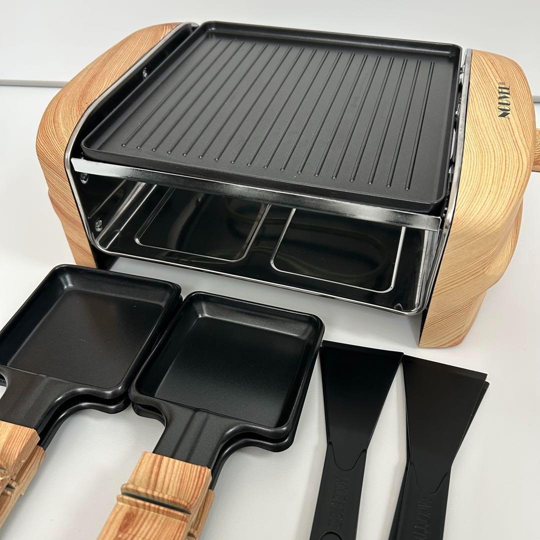 新品】NOUVEL ラクレットグリル ウッドエレガンス ホットプレート