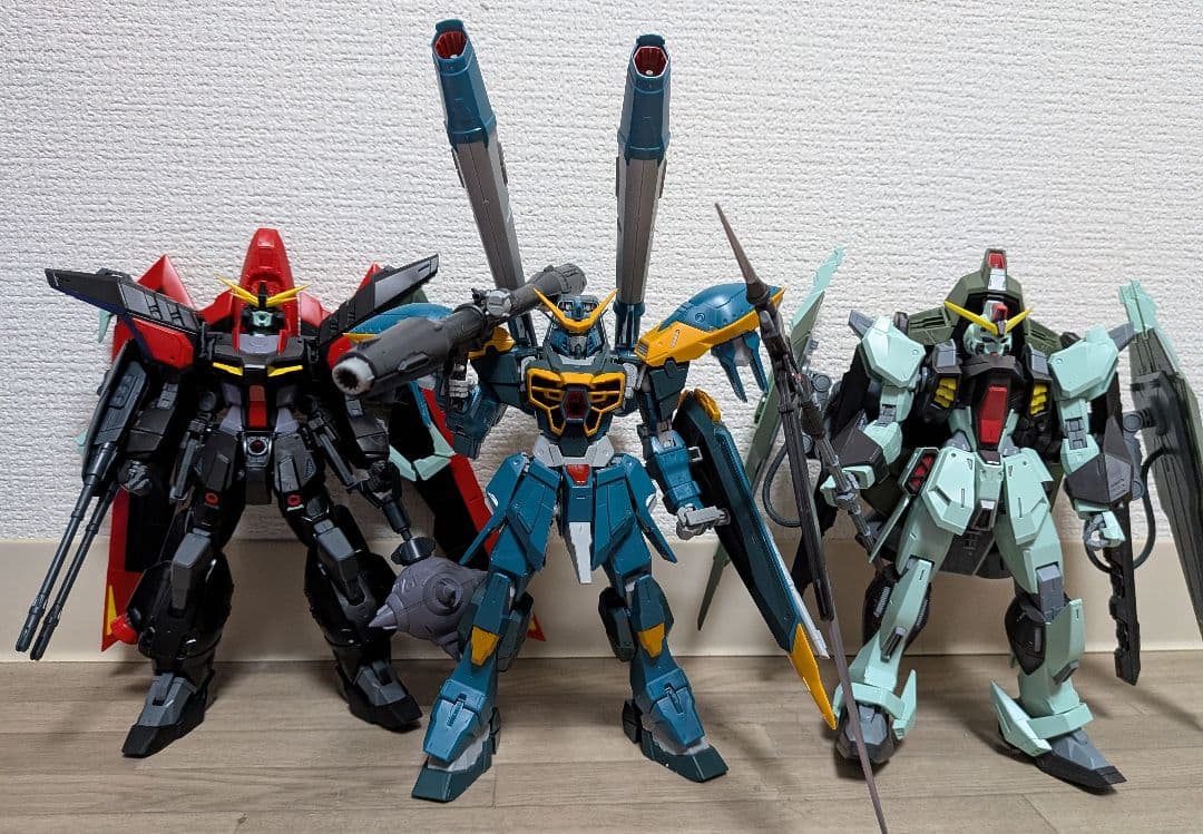 1/100 フルメカニクス　カラミティ・レイダー・フォビドゥン　完成品３体セット フルメカニクス カラミティ レイダー フォビドゥン 部分塗装済み 完成