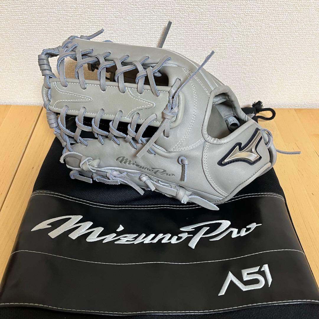 ミズノプロ　A51 軟式左投げ　18N 左投げ】軟式用ミズノプロA51 外野手用：サイズ18N - メガスポーツ公式