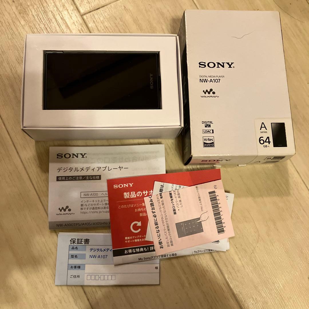 WALKMAN NW-A107 64GB+microSDオーディオプレーヤー Amazon.co.jp: ソニー ウォークマン 64GB Aシリーズ NW-A107