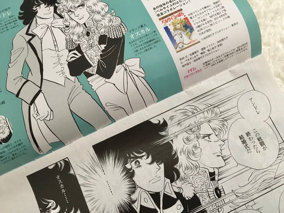 ゼクシィ付録 完全描き下ろし 漫画 ベルサイユのばら 愛と波乱の結婚