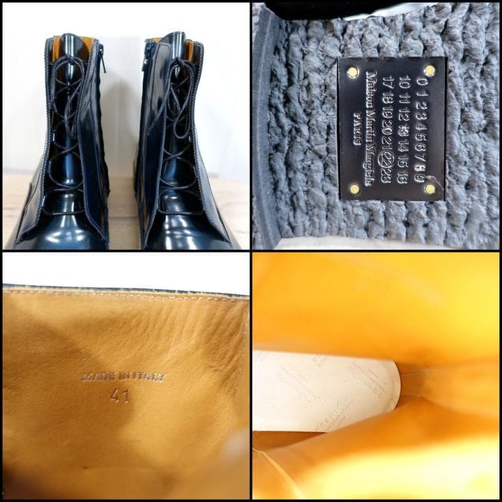 ○kyo様専用○マルタンマルジェラ サイドジップ レースアップブーツ