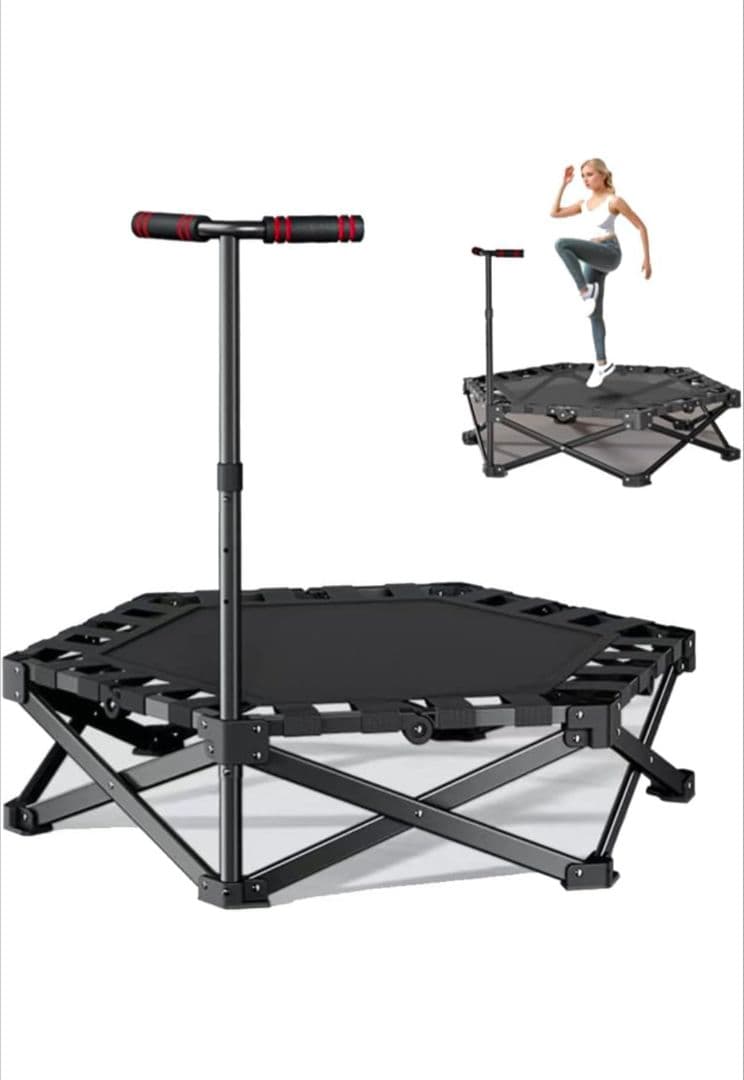 新型トランポリン 室内 全鋼構造 静音設計 高弾力 手すり付き 子供大人兼用 楽天市場】新型トランポリン 室内 全鋼構造 静音設計 高弾力 手すり