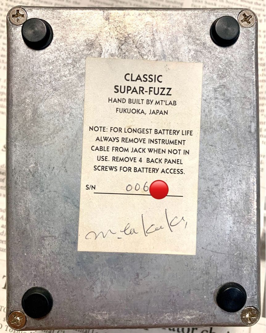 mt'lab CLASSIC SUPAR-FUZZ 【オクターブファズ】レア - メルカリ