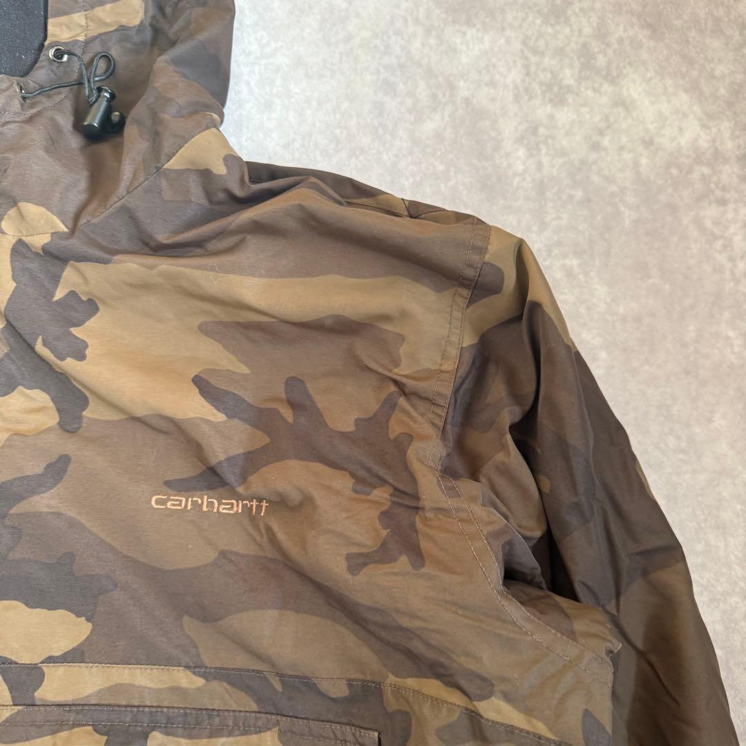 カーハート カモフラージュ柄 アノラックパーカー XL - メルカリ